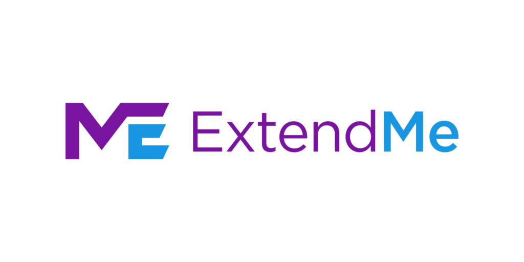 ExtendMe.AI Logo Horizontal Transparent